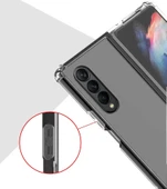 Zore Galaxy ile uyumlu Z Fold 3 Kılıf Nitro Anti Shock Silikon - 4