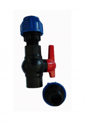 Kaplin Plastik Kollu Hat Vanası 75mm-2.1/2" - 1