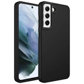 Zore Galaxy ile uyumlu S21 FE Kılıf Metal Çerçeve ve Buton Tasarımlı Silikon Luna Kapak thumbnail 4