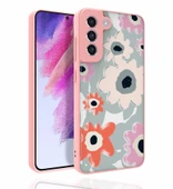 Zore Galaxy ile uyumlu S21 FE Kılıf Desenli Kamera Korumalı Parlak Nora Kapak - 7