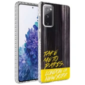 Zore Galaxy ile uyumlu S20 FE Kılıf Airbag Kenarlı Renkli Desenli Silikon Elegans Kapak - 8