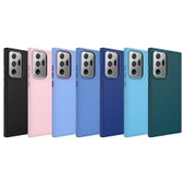 Zore Galaxy ile uyumlu Note 20 Ultra Kılıf Metal Çerçeve ve Buton Tasarımlı Silikon Luna Kapak - 2