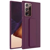 Zore Galaxy ile uyumlu Note 20 Ultra Kılıf Qstand Kapak - 11