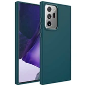 Zore Galaxy ile uyumlu Note 20 Ultra Kılıf Metal Çerçeve ve Buton Tasarımlı Silikon Luna Kapak - 7