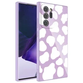 Zore Galaxy ile uyumlu Note 20 Ultra Kılıf Kamera Korumalı Desenli Sert Silikon Epoksi Kapak - 5