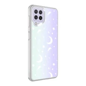 Zore Galaxy ile uyumlu M32 Kılıf M-Blue Desenli Kapak - 6