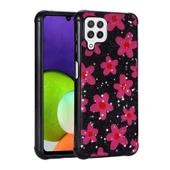 Zore Galaxy ile uyumlu M32 Kılıf Simli Desenli Kamera Korumalı Parlak Popy Kapak - 4
