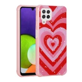 Zore Galaxy ile uyumlu M32 Kılıf Simli Desenli Kamera Korumalı Parlak Popy Kapak - 6