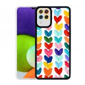 Galaxy M22 Kılıf M-Fit Desenli Kapak - 2
