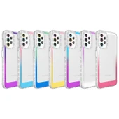 Zore Galaxy ile uyumlu A52 Kılıf Simli ve Renk Geçiş Tasarımlı Lens Korumalı Park Kapak thumbnail 2