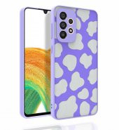 Galaxy A33 5G Kılıf Desenli Kamera Korumalı Parlak Nora Kapak - 1