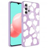 Galaxy A32 4G Kılıf Kamera Korumalı Desenli Sert Silikon Epoksi Kapak - 1