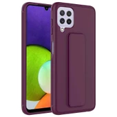 Zore Galaxy ile uyumlu A22 4G Kılıf Qstand Kapak - 11