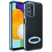 Zore Galaxy ile uyumlu A23 Kılıf Kamera Korumalı Logo Gösteren Omega Kapak - 5