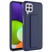 Zore Galaxy ile uyumlu A22 4G Kılıf Qstand Kapak - 6