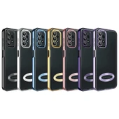 Zore Galaxy ile uyumlu A13 4G Kılıf Kamera Korumalı Logo Gösteren Omega Kapak thumbnail 2