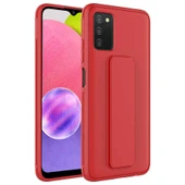 Zore Galaxy ile uyumlu A03S Kılıf Qstand Kapak - 7