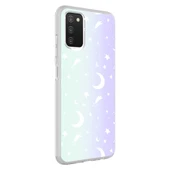 Zore Galaxy ile uyumlu A03S Kılıf M-Blue Desenli Kapak thumbnail 6