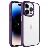 Apple iPhone 14 Pro Max Kılıf Krom Kapak - 1