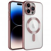 Apple iPhone 14 Pro Kılıf Kamera Korumalı Magsafe Wireless Şarj Özellikli Demre Kapak - 2