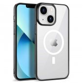 Apple iPhone 14 Plus Kılıf Wireless Şarj Özellikli Pixel Magsafe Kapak - 2