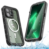 Zore Apple ile uyumlu iPhone 14 Pro Kılıf 1-1 Su Geçirmez Kılıf - 6