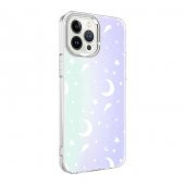 Apple iPhone 13 Pro Max Kılıf M-Blue Desenli Kapak - 1