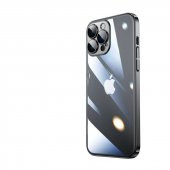 Apple iPhone 13 Pro Kılıf Sert PC Renkli Çerçeveli Riksos Kapak - 2