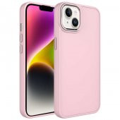 Apple iPhone 13 Kılıf Metal Çerçeve ve Buton Tasarımlı Silikon Luna Kapak - 1