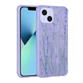 Zore Apple ile uyumlu iPhone 13 Kılıf Simli Desenli Kamera Korumalı Parlak Popy Kapak thumbnail 5