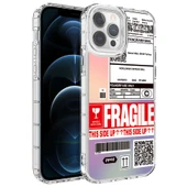 Zore Apple ile uyumlu iPhone 12 Pro Max Kılıf Kamera Korumalı Renkli Desenli Sert Silikon Korn Kapak - 5