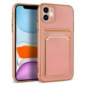 Apple iPhone 12 Kılıf Bark Kartlıklı Kapak - 1