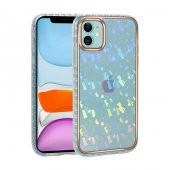 Apple iPhone 11 Kılıf Desenli Parlayan Transparan Avva Kapak - 2