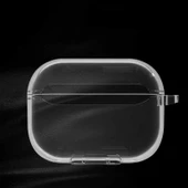 Zore Apple ile uyumlu Airpods ile uyumlu Pro 2 Kılıf Şeffaf Kristal Silikon Airbag 14 Kılıf - 6