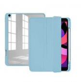 Apple iPad 10.2 (8.Nesil) Kılıf Nort Arkası Şeffaf Standlı Kılıf - 2