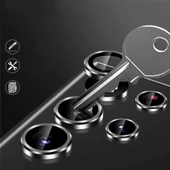 Zore Galaxy ile uyumlu S22 Ultra Kamera Lens Koruyucu - 5