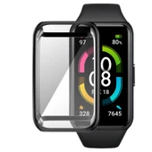 Zore Huawei ile uyumlu Band 7 Watch Gard 09 Koruyucu Silikon - 1