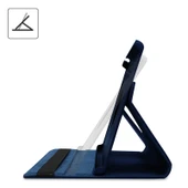 Zore Galaxy ile uyumlu Tab A8 10.5 SM-X200 (2021) Dönebilen Standlı Kılıf thumbnail 5