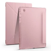 Zore Galaxy ile uyumlu Tab A8 10.5 SM-X200 (2021) Kılıf Tri Folding Kalem Bölmeli Standlı Kılıf thumbnail 10