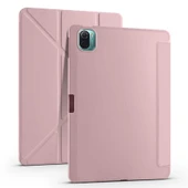Zore Xiaomi ile uyumlu Mi Pad 5 Kılıf Tri Folding Kalem Bölmeli Standlı Kılıf - 11