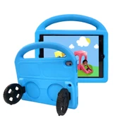 Zore Apple ile uyumlu iPad 10.2 (9.Nesil) Wheel Car Tekerlek Standlı Tablet Eva Silikon Kılıf - 7