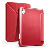 Zore Apple ile uyumlu iPad Mini 2021 (6.Nesil) Kılıf Tri Folding Kalem Bölmeli Standlı Kılıf - 11