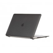Apple Macbook 13.3 Air 2020 A2337 MSoft Carbon Fiber Tasarımlı Kapak - 2