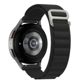 Zore Galaxy ile uyumlu Watch Active 2 44mm KRD-74 20mm Hasır Kordon - 1