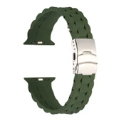 Zore Apple ile uyumlu Watch 7 41mm KRD-72 Silikon Kordon - 10
