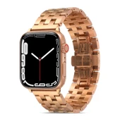 Zore Apple ile uyumlu Watch 7 45mm KRD-20 Metal Kordon - 9
