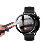 Zore Huawei ile uyumlu Watch 3 PMMA Pet Saat Ekran Koruyucu - 2