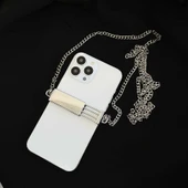 Zore İP02 Cep Telefonu Boyun Askısı Metal Zincir - 2