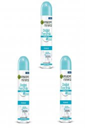Garnier Mineral Doğal Ferahlık Sprey Deodorant 150ML 3 Adet - 1