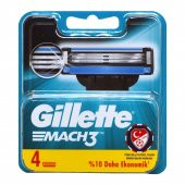 Gillette Mach3 Yedek Tıraş Bıçağı 4lü - 1